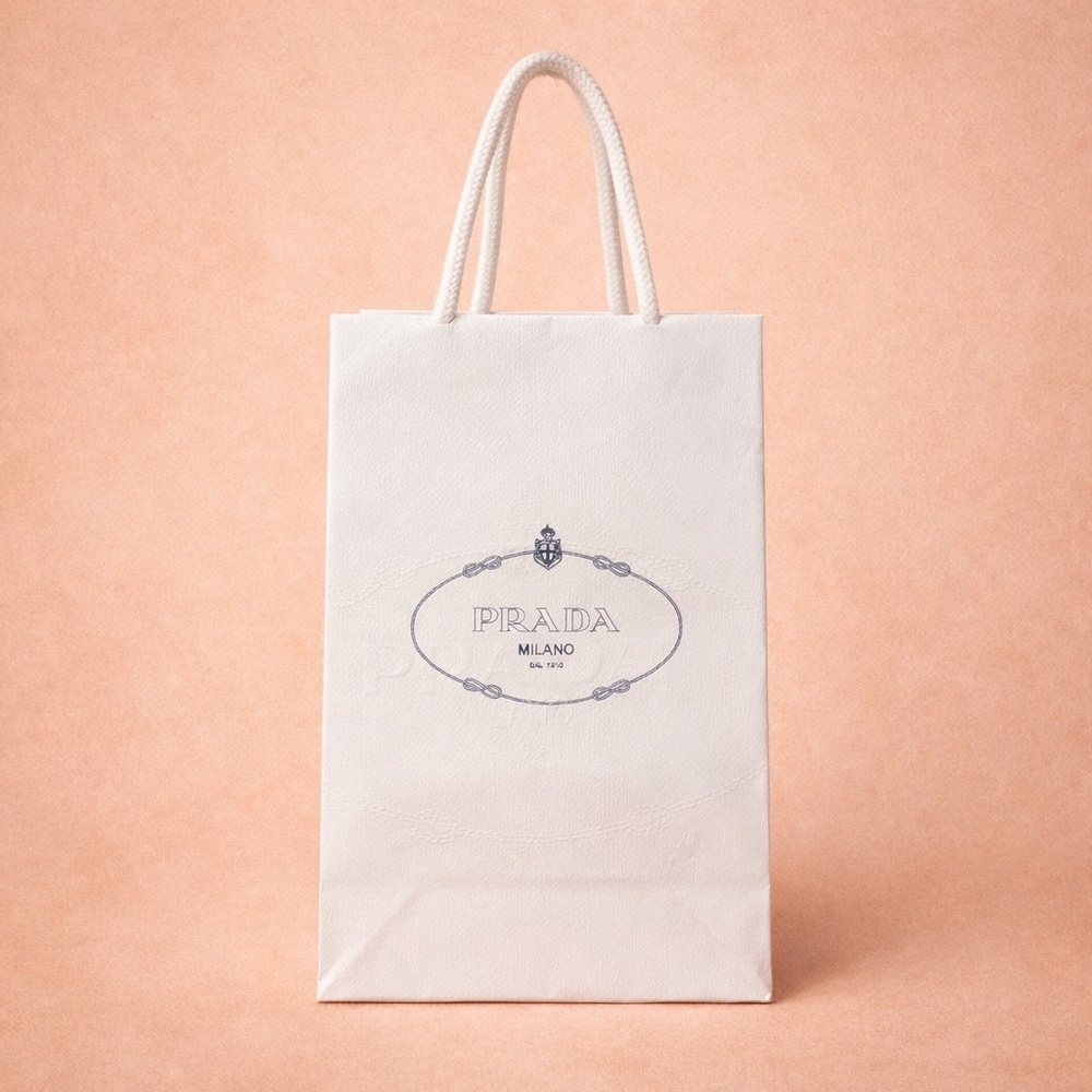 PRADA SMALL PAPER SHOPPING BAG